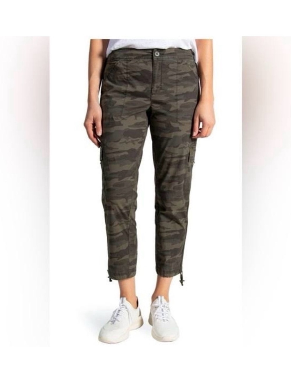 Social Standard - Lightweight Scout Poplin Surplus Cropped
Pants - Green Camo